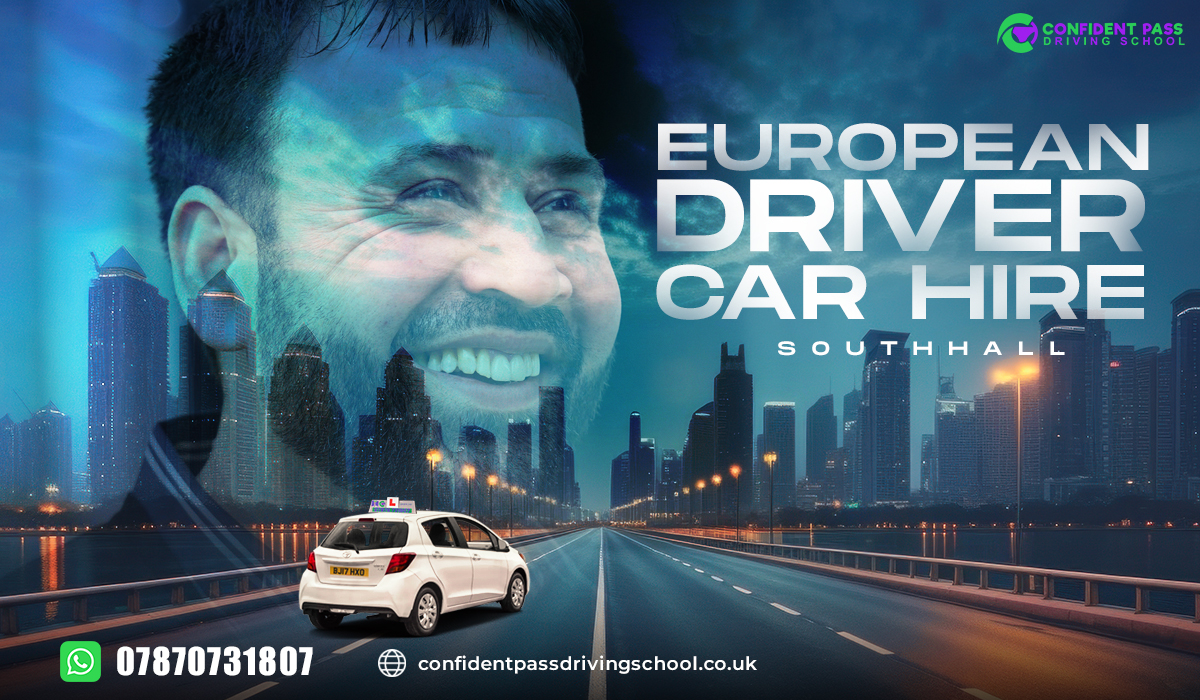 European driver car hire Southhall